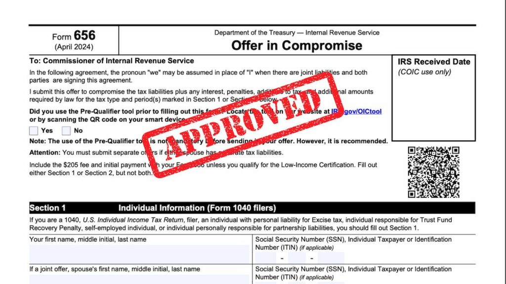 Form 656, Offer In Compromise: What It Is, Who It’s For, and How to ...